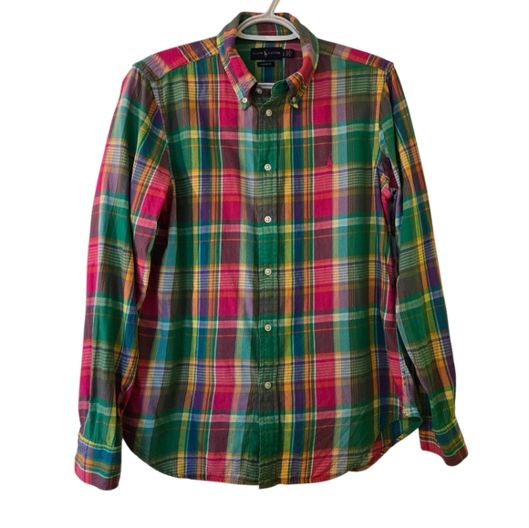 Ralph Lauren Other - Ralph Lauren Multi Color Cotton Shirt Classic Fit Size L